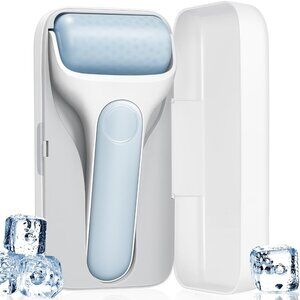MORGLES Ice Roller for Face Premium Facial Roller Puffiness with Carry Case